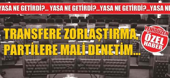 Siyasal Partiler Yasasına yeniden oybirliği