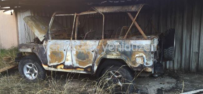 Yücem Şeniz’e ait araç kundaklandı!