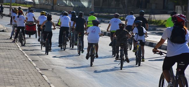 PEDALLAR “KANSERE KARŞI YOL-A-ÇIK” ETKİNLİĞİNDE DÖNDÜ