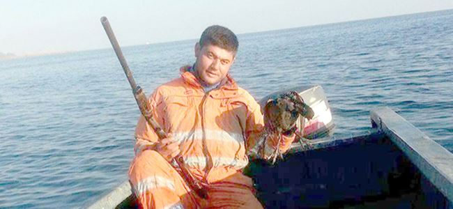 Yasak avını sosyal medyada paylaştı
