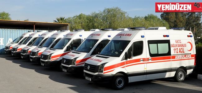 Sağlık Bakanlığı’na 10 ambulans