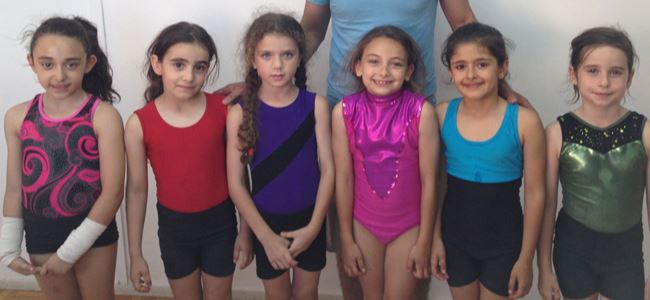 Küçük cimnastikçiler Türkiye’de