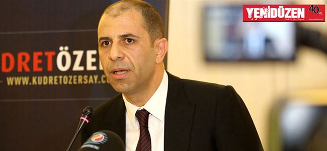 Özersay partisini açıklıyor