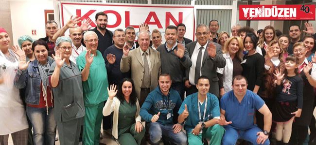 Kolan British Hospitalda erken kutlama