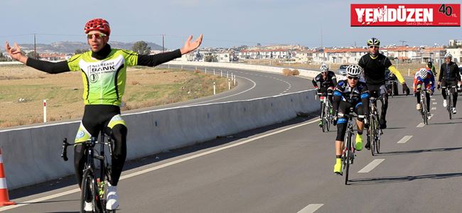 Bisiklette sezonun ilk yarışı yapıldı