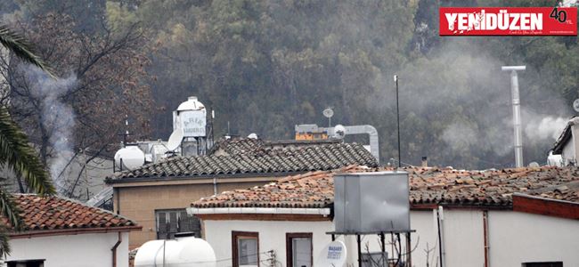 Lefkoşa duman altı!