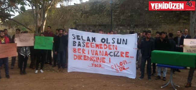 Cizre ve Surda yaşananlar Lefkoşada protesto edildi