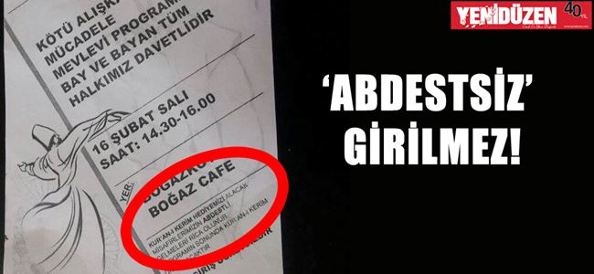 ‘Bir garip’ Mevlevi Programı!..