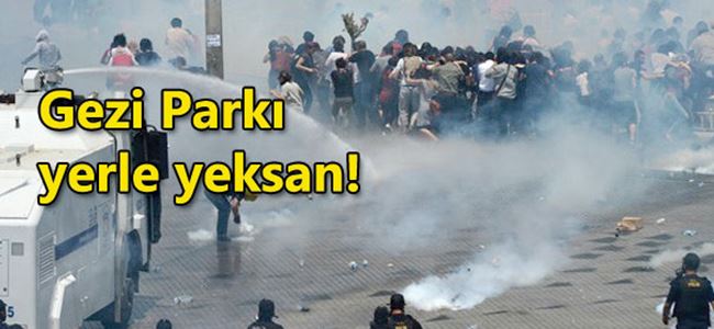 İstanbul Polisi Gezi Parkı’na girdi