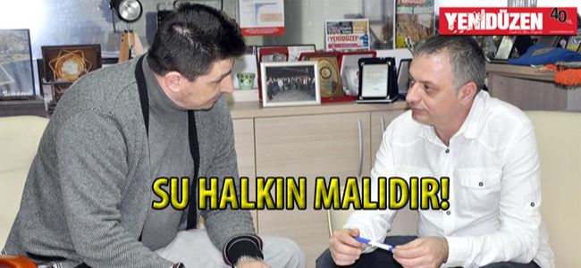 “Suyu ve süreci biz yöneteceğiz”