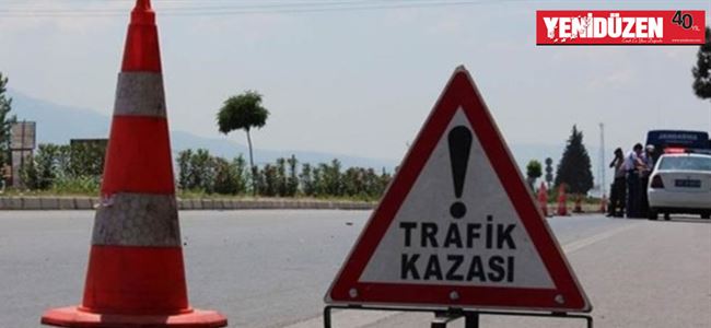 Trafik kazasında 1 ağır yaralı