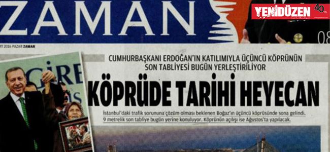 Zamanın kayyum yönetimindeki ilk sayısı