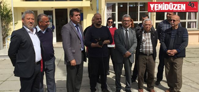 KTÖS, baz istasyonlarını protesto etti