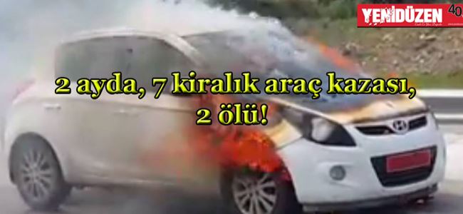 Kiralık araçların trafik karnesi