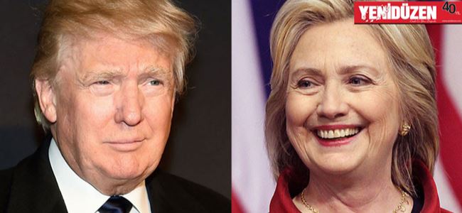 ABDde Donald Trump ve Hillary Clinton rüzgarı