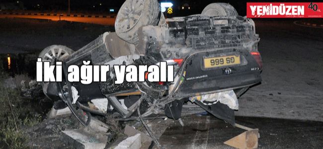 Lefkoşa-Güzelyurt anayolunda feci kaza