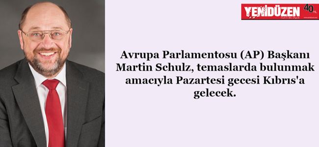 Schulz salı günü Akıncı’yı ziyaret edecek