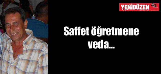 Saffet öğretmene veda…