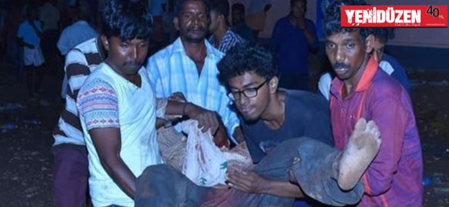 Tapınakta patlama: 100 ÖLÜ