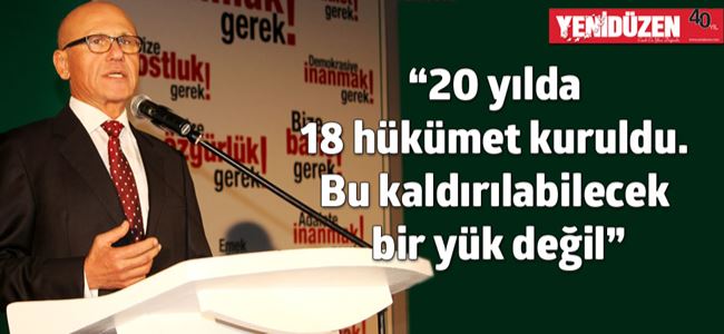 Talat,  Kıbrıs Sorunu konferansında konuştu