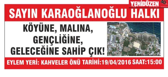 Karaoğlanoğlu’nda çevre için eylem var!