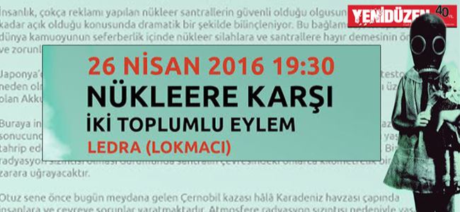 NÜKLEERE KARŞI İKİ TOPLUMLU EYLEM