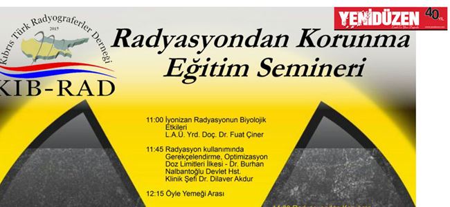 “Radyasyondan Korunma Eğitim Semineri” düzenleniyor