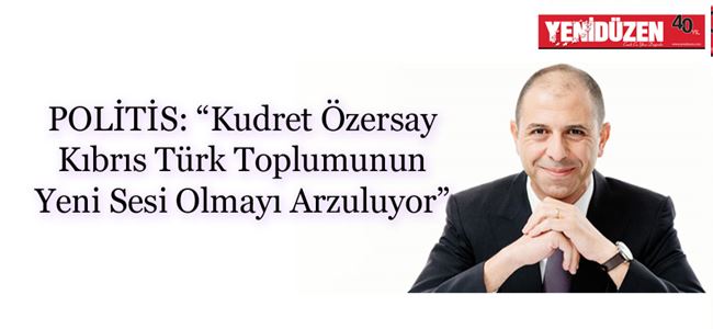 Özersay: Liderler Liderlik Etmeli