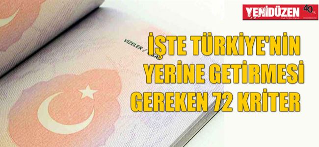 Türkiye 24 saat,  72 koşul
