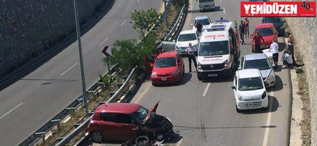 Girne’de korkutan kaza