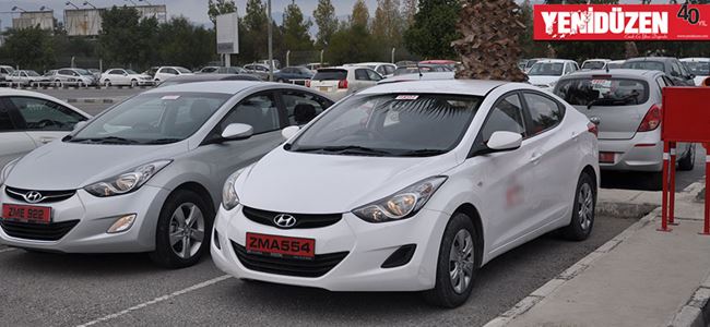 Kiralık araçların plakaları değişiyor