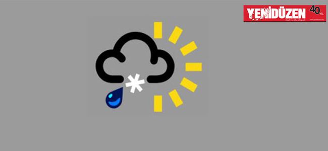 Yer yer sağanak bekleniyor