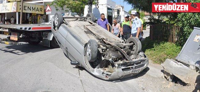 YOLDAN ÇIKTI, TAKLA ATTI!