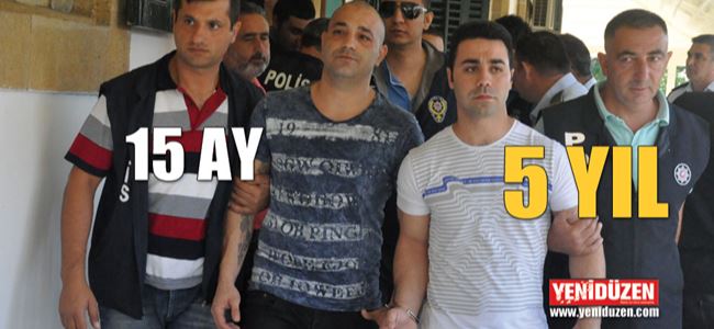 5 sanığa toplam 9 yıl 10 ay hapis