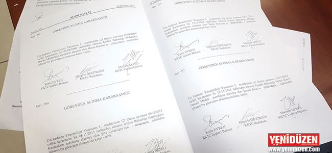 Kaymakamlar ve Muhaceret Dairesi Müdürü değişti