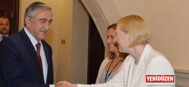 Akıncı, Spehar’ı kabul etti.