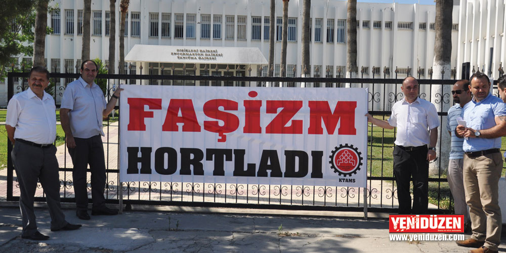 KTAMS, Dışişleri Bakanlığı önünde eylem yaptı