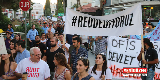 Türk Ajansı Kıbrıs’ta “Reddediyoruz” hareketliliği