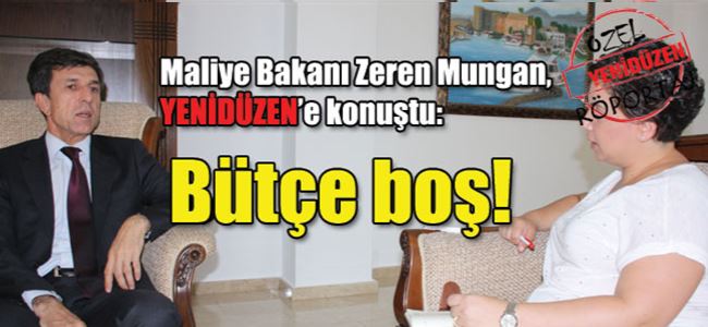 Bütçe boş!