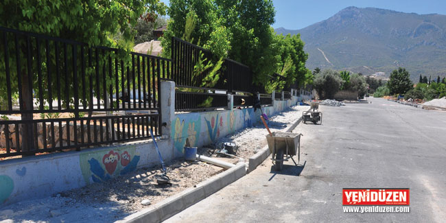 Hasan Cafer İlkokulu yoluna yeni düzenleme