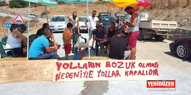 Köylülerden ‘yol kapamalı’ protesto