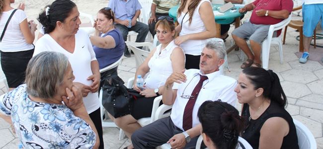 DP Ulusal Güçler adayları Girne’deki köyleri ziyaret etti