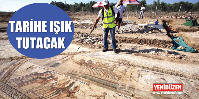 Kıbrıs’ta 1700 yıllık mozaik bulundu