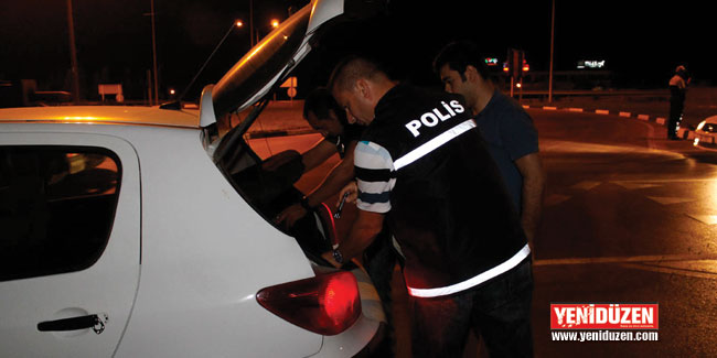 5 araç trafikten men edildi.