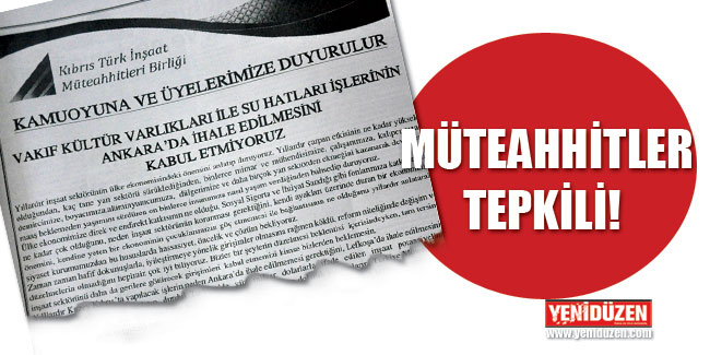 Ankara’da açılan ihale gerdi!