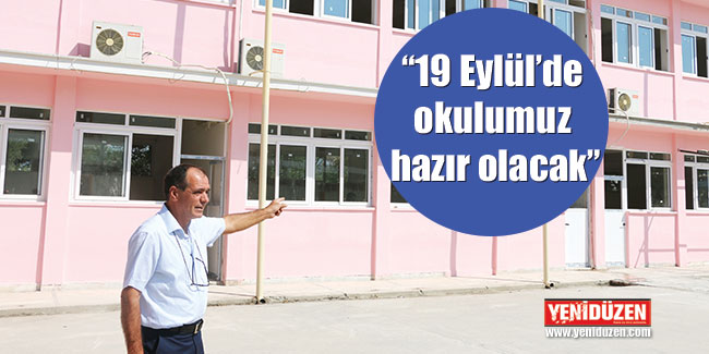 Ruso Ortaokulu Müdürü Emral açıklama yaptı.