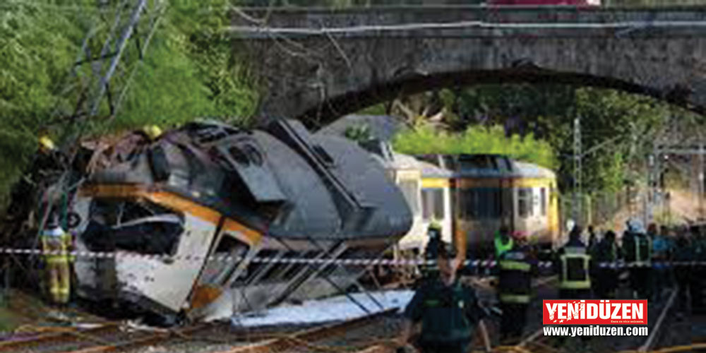 İspanya’da tren kazası meydana geldi