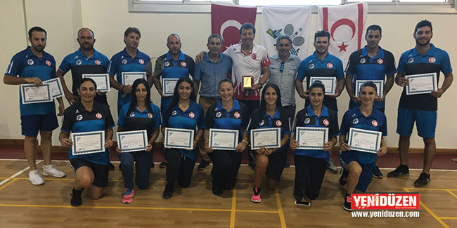 Badmintonda kurs tamamlandı