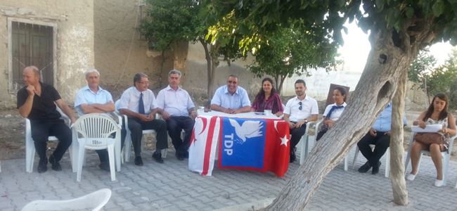 TDP adayları Nergisli’yi ziyaret etti