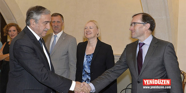 Akıncı, Eide ile bir araya geldi